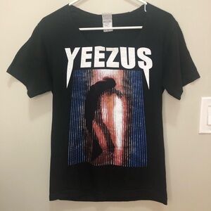 Kanye West Yeezus Tour 2013 concert t-shirt with modified neckline. Women’s M